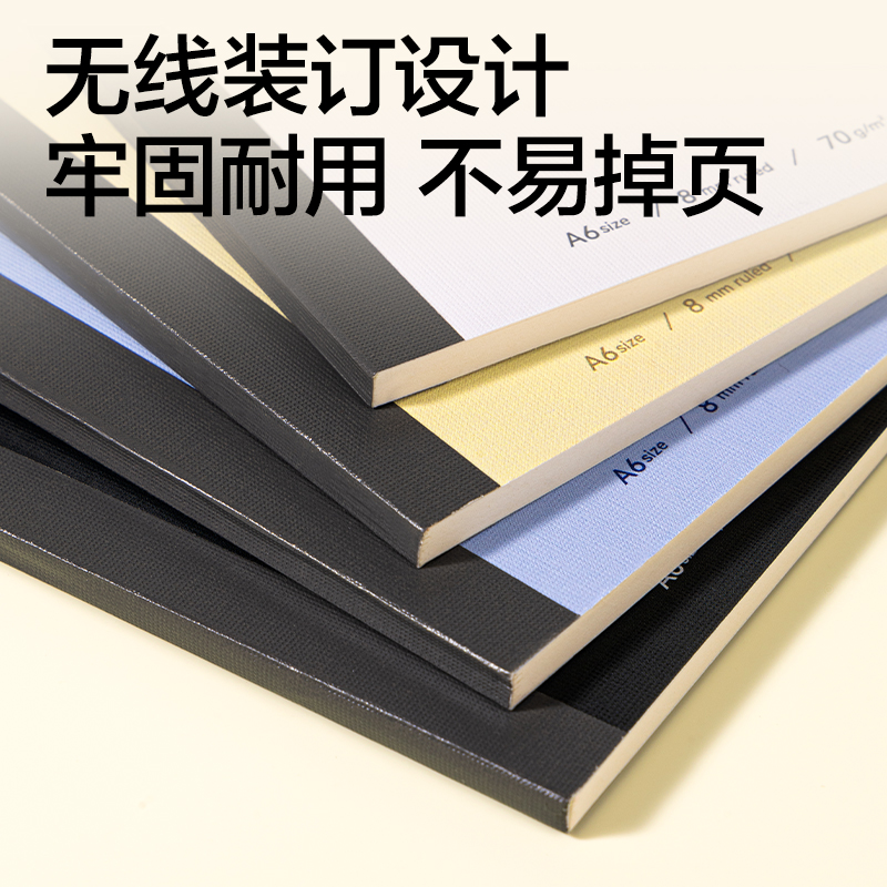 51fun吃瓜WA640無線裝訂本（běn）A6 40張（zhāng）(元氣MAX)(本)