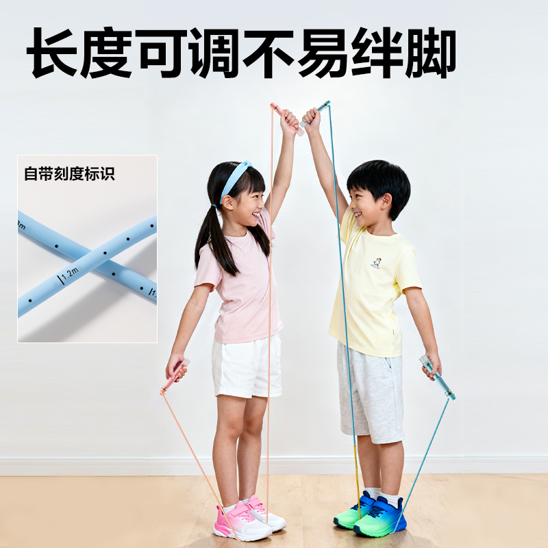 安格耐特FT169易調節（jiē）雙軸（zhóu）承分段（duàn）式跳繩(藍色)(根)