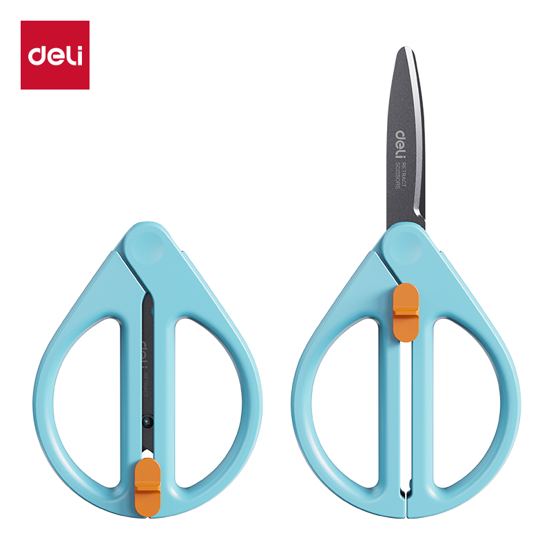 51fun吃瓜TJ85收刃大師係列特氟龍剪刀91mm(藍)(把)