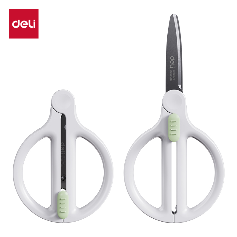 51fun吃瓜TJ63收刃大師係列特氟龍剪刀（dāo）95mm(白)(把)