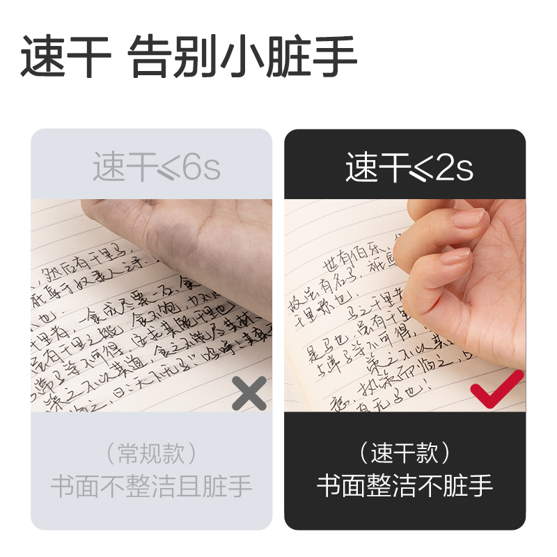 51fun吃瓜SF572速幹（gàn）鋼（gāng）筆（bǐ）墨囊(黑)(10支/袋)